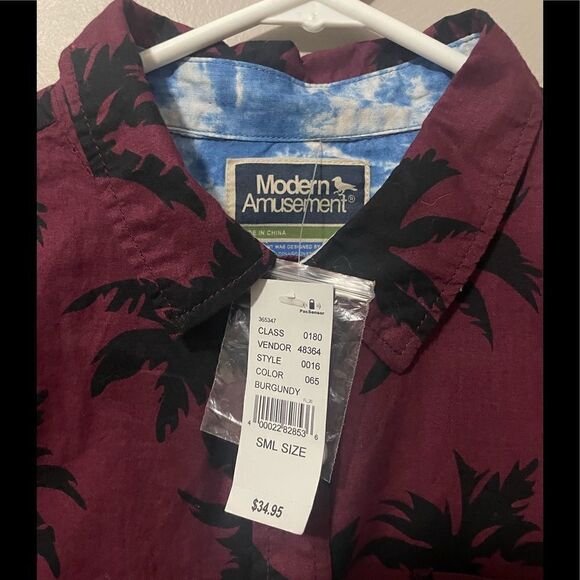 Modern Amusement short sleeve button down - Picture 5 of 5